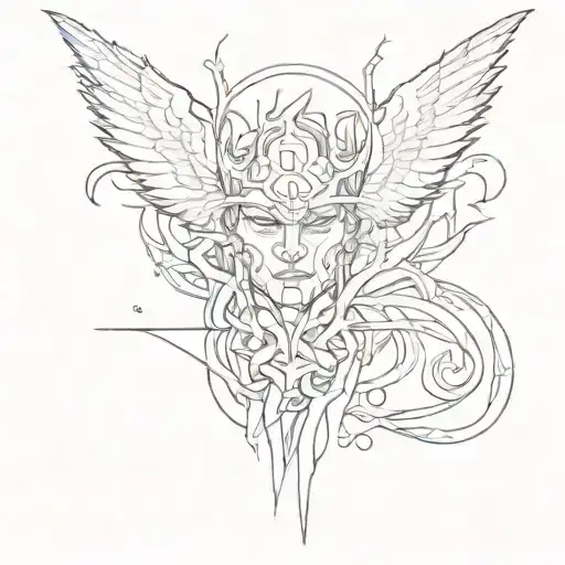 power perfect in weakness tattoo design idea