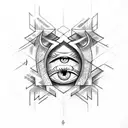 Evil Eye tattoo design idea