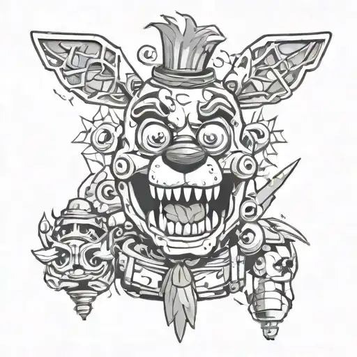 fnaf tattoo design idea