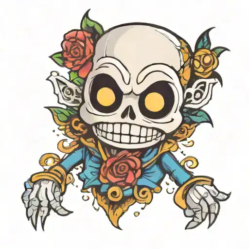 Sans undertale tattoo design idea