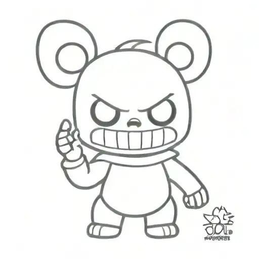 Sans undertale tattoo design idea