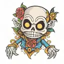 Sans undertale tattoo design idea