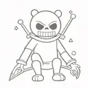 Sans undertale tattoo design idea