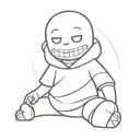 Sans undertale tattoo design idea