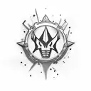 Fortnite tattoo design idea