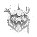 Fortnite tattoo design idea