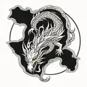 ouroboros dragon tattoo design idea