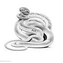 coiled venomous snake preparing to strike tattoo design idea