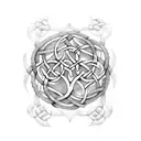 Celtic Knot Tree of Life tattoo design idea