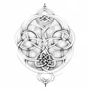 Celtic Knot Tree of Life tattoo design idea