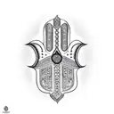 Hamsa Symbol tattoo design idea