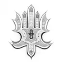 Hamsa Symbol tattoo design idea