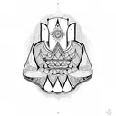 Hamsa Symbol tattoo design idea