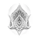 Hamsa Symbol tattoo design idea