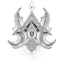 Hamsa Symbol tattoo design idea