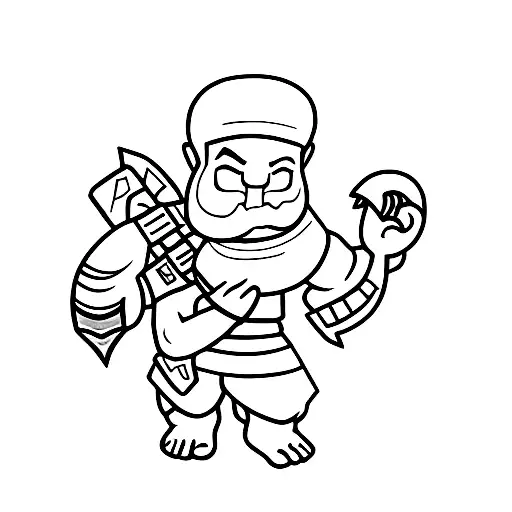 newborn feet's with god of war videos game  tattoo design idea