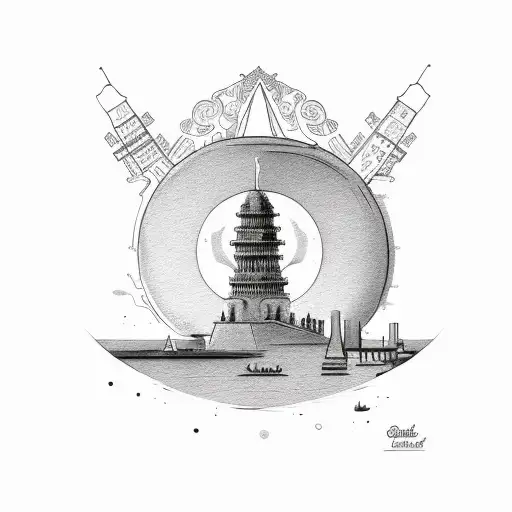 lisboa, friends, wine, belém, sunset, core memory's tattoo design idea