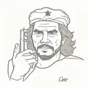 Che Guevara tattoo design idea