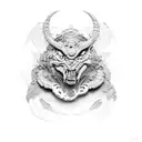 2023, 3D DBG tattoo design idea