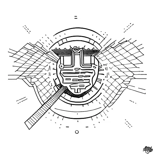 based on the song "False Confidence" by Noah Kahan tattoo design idea