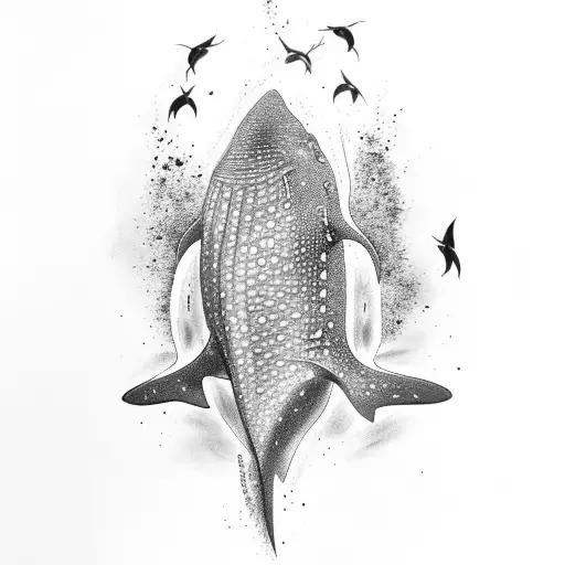 Whale Shark  tattoo design idea