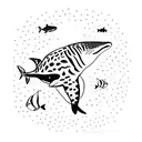 Whale Shark  tattoo design idea