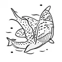 Whale Shark  tattoo design idea