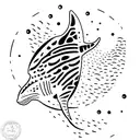 Whale Shark  tattoo design idea