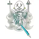 CENTAURO WITH BOW AND ARROW tattoo design idea