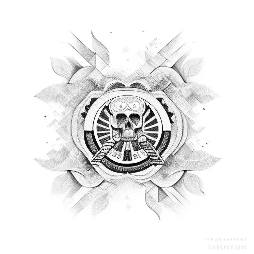 Cuba and Colombia tattoo design idea