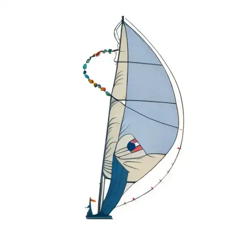 lana del rey opens sail on a sailboat as in "norman fucking rockwell" album, with delicate lines and lyrics around tattoo design idea