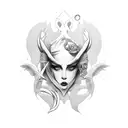 lilith tattoo design idea