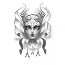 lilith tattoo design idea