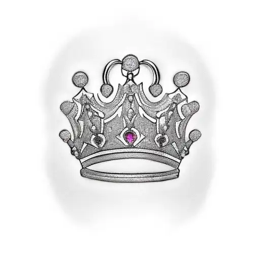 Queen's Crown,woman, throne, beautiful, regal tattoo design idea