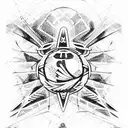 Fenerbahçe football team tattoo design idea