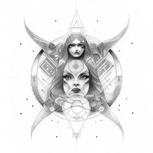 hecate  tattoo design idea