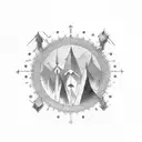 45 adapter  tattoo design idea