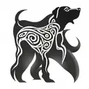 rhodesian Ridgeback    tattoo design idea