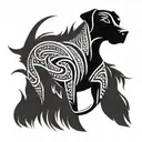 rhodesian Ridgeback    tattoo design idea