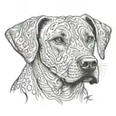 rhodesian Ridgeback tattoo design idea