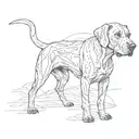 rhodesian Ridgeback tattoo design idea