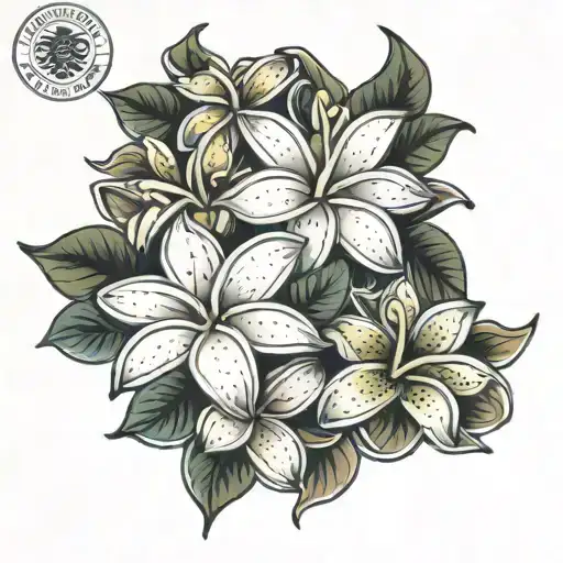plumeria flower ti lei tattoo tattoo design idea