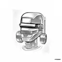 Robocop  tattoo design idea