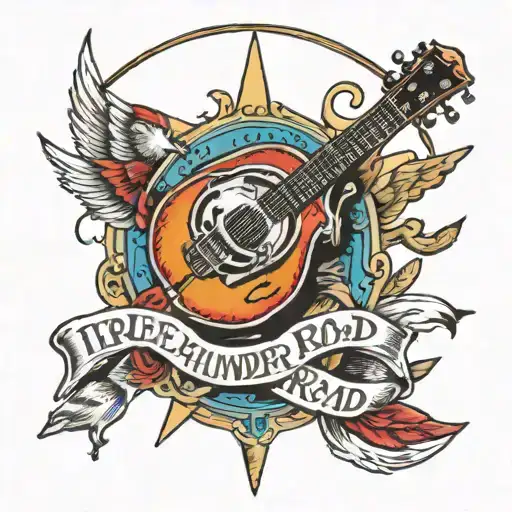 thunder Road Bruce Springsteen  tattoo design idea