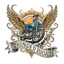 thunder Road Bruce Springsteen  tattoo design idea