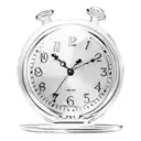 A pocket watch with a broken screen, having inscriptions engraved March 21, 2023 below the screen, sinking in the ocean tattoo design idea