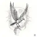 eminem mockingbird tattoo design idea