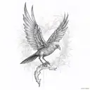 eminem mockingbird tattoo design idea