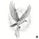 eminem mockingbird tattoo design idea