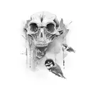 street life tattoo design idea